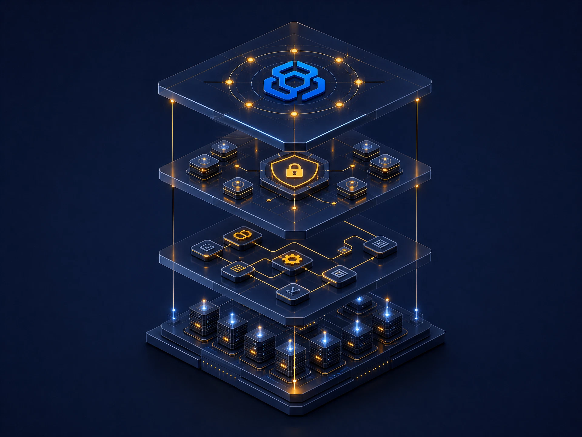 Layered enterprise AI governance architecture